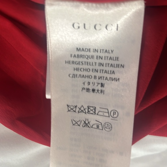 Gucci dark orange black long dress size 46 - Picture 7 of 10